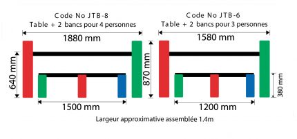 banc et table puzzle