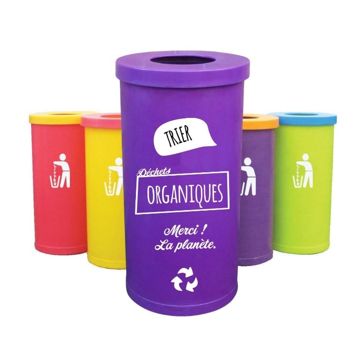 Poubelles de tri sélectif