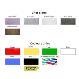 Palette couleurs distributeurs de lingettes