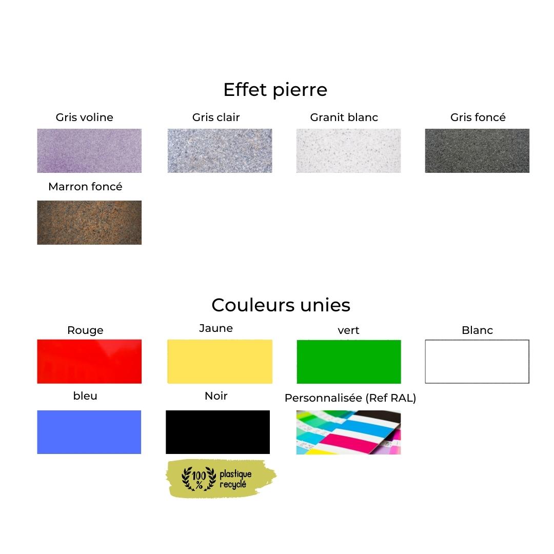 Palette couleurs distributeurs de lingettes