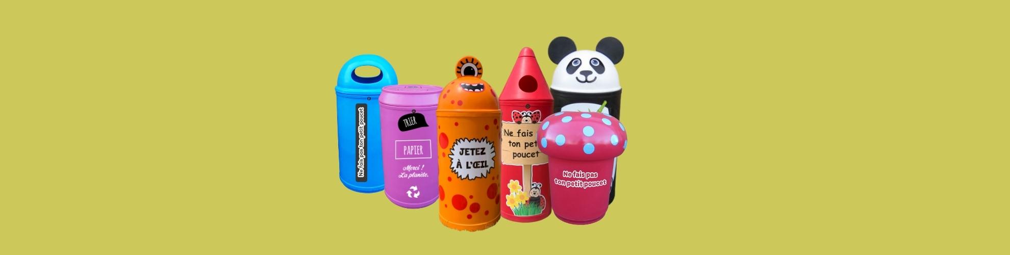 Gamme Poubelles ludiques enfants