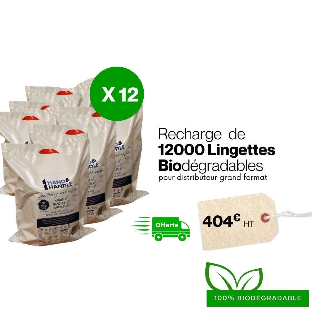 Recharge 12000 lingettes BIO